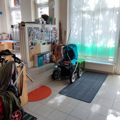 Kinderwagen parken möglich